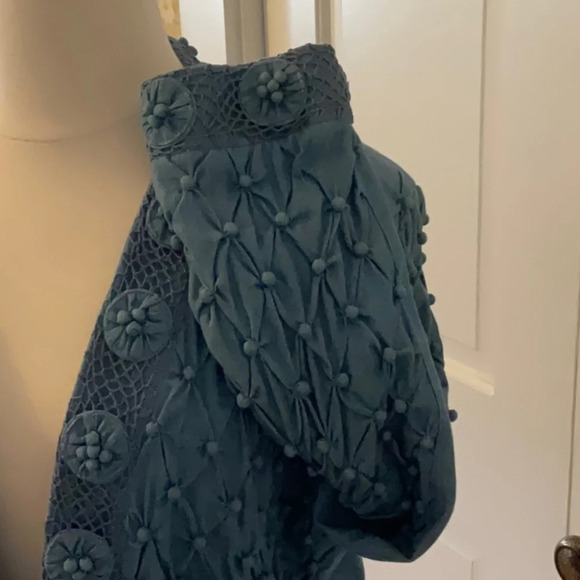 🦋 So Adorable NWOT Drapers and Damon‘s open front jacket w/3D accents 🦋 - Picture 8 of 11